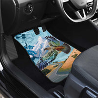 New Zealand South Island Car Mats Te Waipounamu Aoraki Kea Bird LT14 - Polynesian Pride