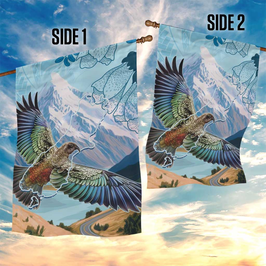 New Zealand South Island Garden Flag Te Waipounamu Aoraki Kea Bird LT14 - Polynesian Pride