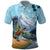New Zealand South Island Polo Shirt Te Waipounamu Aoraki Kea Bird