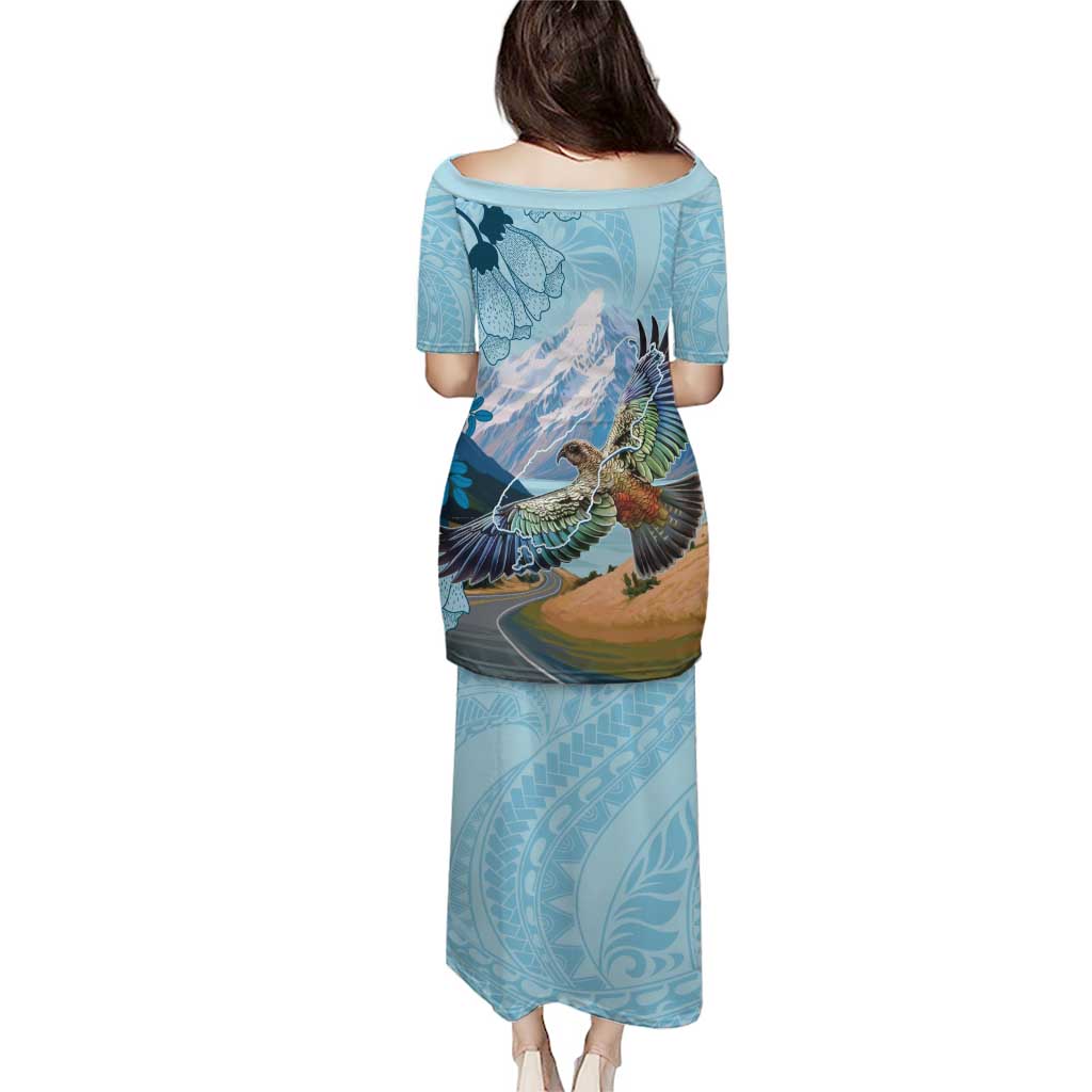 New Zealand South Island Puletasi Te Waipounamu Aoraki Kea Bird LT14 - Polynesian Pride