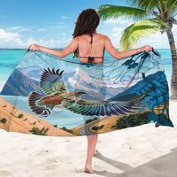 New Zealand South Island Sarong Te Waipounamu Aoraki Kea Bird LT14 - Polynesian Pride