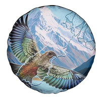 New Zealand South Island Spare Tire Cover Te Waipounamu Aoraki Kea Bird LT14 - Polynesian Pride