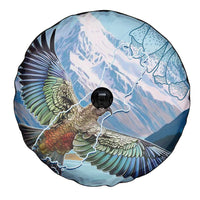 New Zealand South Island Spare Tire Cover Te Waipounamu Aoraki Kea Bird LT14 - Polynesian Pride