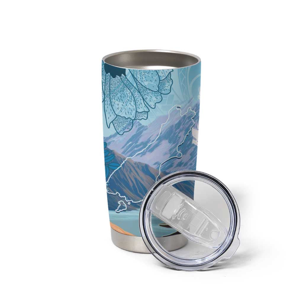 New Zealand South Island Tumbler Cup Te Waipounamu Aoraki Kea Bird LT14 - Polynesian Pride