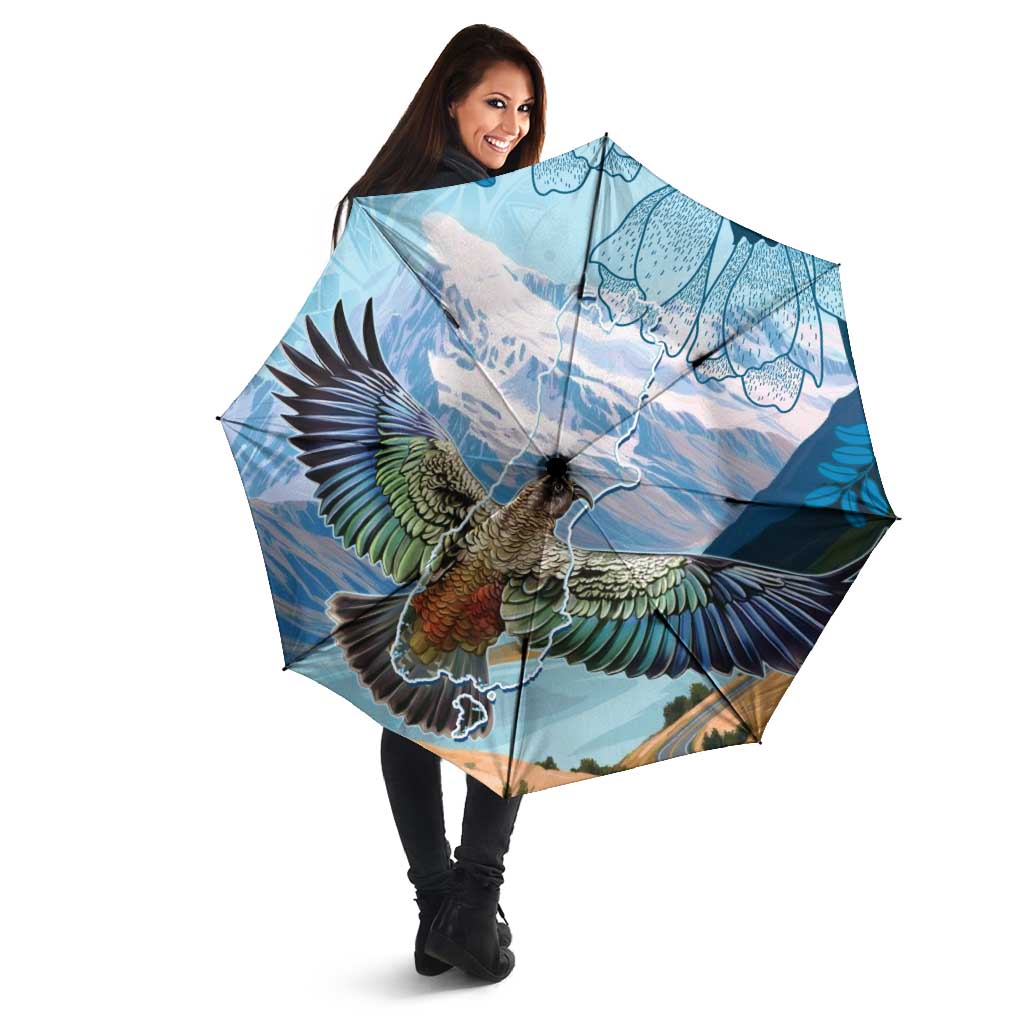 New Zealand South Island Umbrella Te Waipounamu Aoraki Kea Bird LT14 - Polynesian Pride