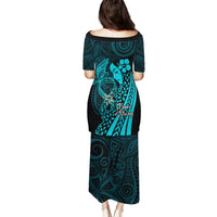 Polynesia World Ovarian Cancer Day Family Matching Puletasi and Hawaiian Shirt You Matter Polynesian Women LT14 - Polynesian Pride