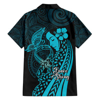 Polynesia World Ovarian Cancer Day Family Matching Tank Maxi Dress and Hawaiian Shirt You Matter Polynesian Women LT14 - Polynesian Pride