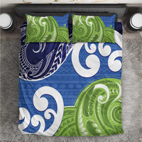 Southland New Zealand Bedding Set Maori Koru Flag Color