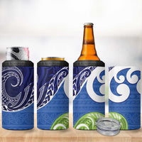 Southland New Zealand 4 in 1 Can Cooler Tumbler Maori Koru Flag Color LT14 - Polynesian Pride