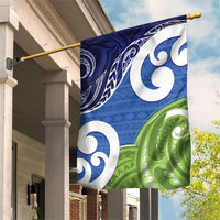 Southland New Zealand Garden Flag Maori Koru Flag Color LT14 House Flag Blue - Polynesian Pride