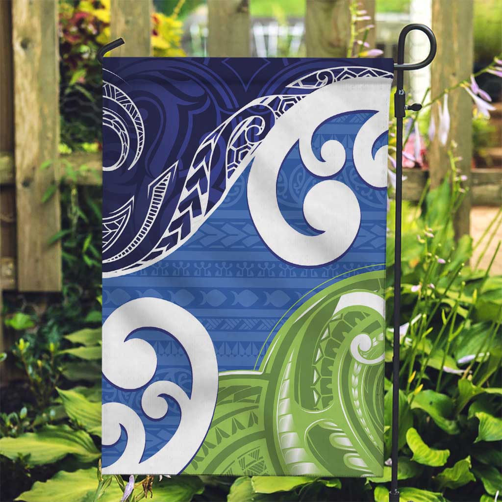 Southland New Zealand Garden Flag Maori Koru Flag Color LT14 Garden Flag Blue - Polynesian Pride
