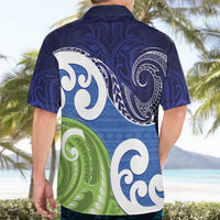 Southland New Zealand Hawaiian Shirt Maori Koru Flag Color LT14 - Polynesian Pride