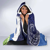 Southland New Zealand Hooded Blanket Maori Koru Flag Color LT14 - Polynesian Pride