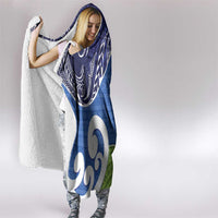 Southland New Zealand Hooded Blanket Maori Koru Flag Color LT14 - Polynesian Pride
