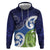 Southland New Zealand Hoodie Maori Koru Flag Color