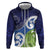 Southland New Zealand Hoodie Maori Koru Flag Color
