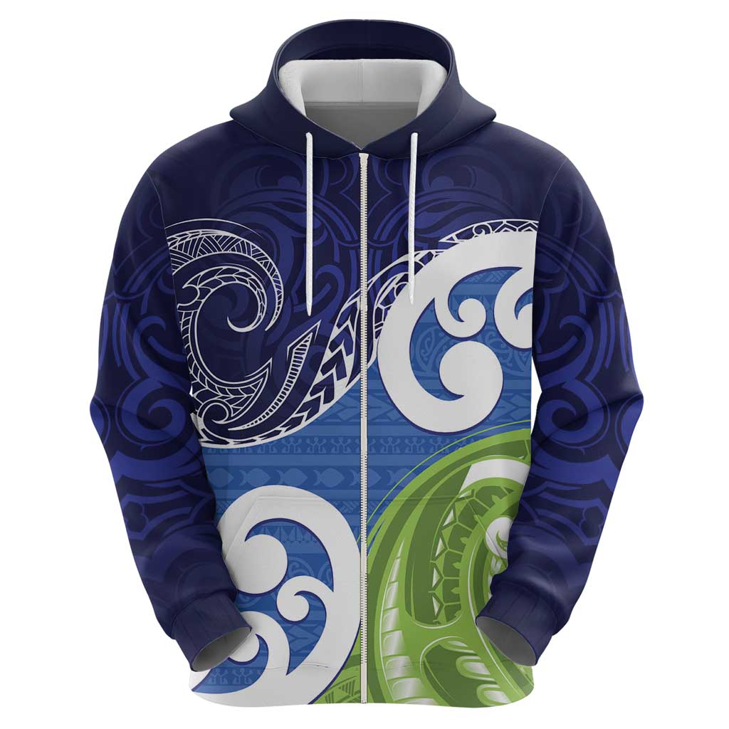 Southland New Zealand Hoodie Maori Koru Flag Color LT14 - Polynesian Pride