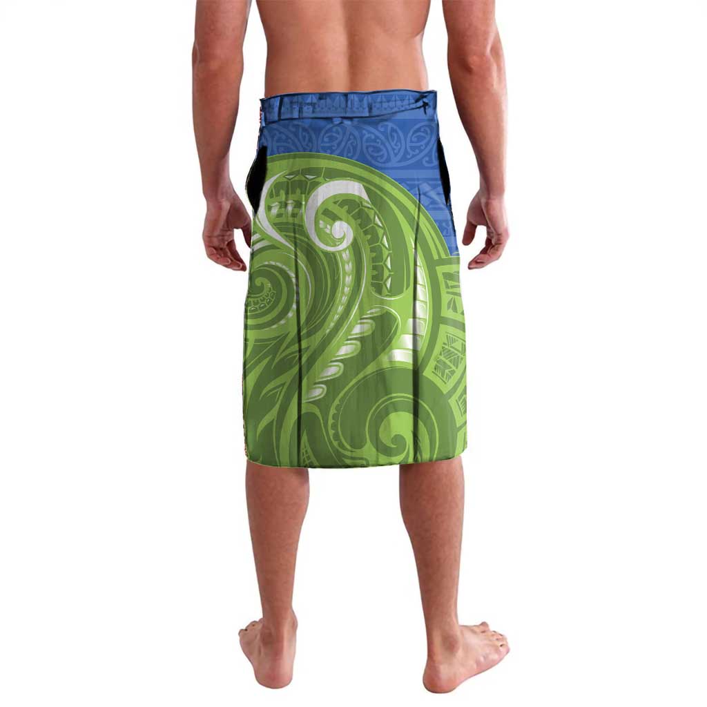 Southland New Zealand Lavalava Maori Koru Flag Color LT14 - Polynesian Pride