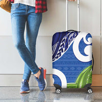 Southland New Zealand Luggage Cover Maori Koru Flag Color LT14 - Polynesian Pride