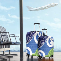 Southland New Zealand Luggage Cover Maori Koru Flag Color LT14 - Polynesian Pride