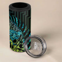 Southland Takehe Pounama 4 in 1 Can Cooler Tumbler Aotearoa Poutama Paua Shell Fern LT14 - Polynesian Pride