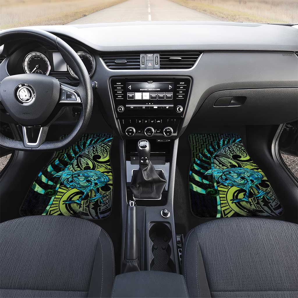 Southland Takehe Pounama Car Mats Aotearoa Poutama Paua Shell Fern