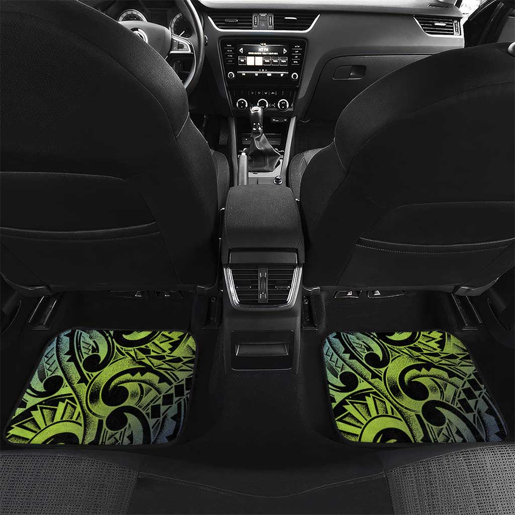 Southland Takehe Pounama Car Mats Aotearoa Poutama Paua Shell Fern