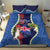 Southland Anniversary Day Bedding Set Murihiku 1861 Maori Bird Mix Pohutukawa