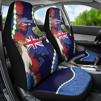 Southland Anniversary Day Car Seat Cover Murihiku 1861 Maori Bird Mix Pohutukawa LT14 - Polynesian Pride