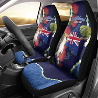 Southland Anniversary Day Car Seat Cover Murihiku 1861 Maori Bird Mix Pohutukawa LT14 - Polynesian Pride