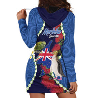Southland Anniversary Day Hoodie Dress Murihiku 1861 Maori Bird Mix Pohutukawa LT14 - Polynesian Pride