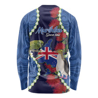 Southland Anniversary Day Long Sleeve Shirt Murihiku 1861 Maori Bird Mix Pohutukawa LT14 - Polynesian Pride