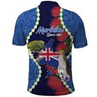 Southland Anniversary Day Polo Shirt Murihiku 1861 Maori Bird Mix Pohutukawa LT14 - Polynesian Pride