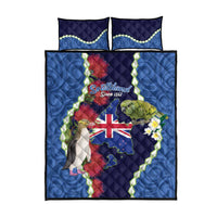 Southland Anniversary Day Quilt Bed Set Murihiku 1861 Maori Bird Mix Pohutukawa LT14 - Polynesian Pride