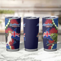 Southland Anniversary Day Tumbler Cup Murihiku 1861 Maori Bird Mix Pohutukawa LT14 - Polynesian Pride
