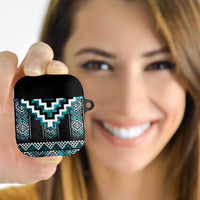 Paua Shell Taniko Pattern Aotearoa AirPods Case Niho Taniwha Mix Poutama - Polynesian Pride