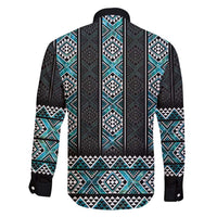 Paua Shell Taniko Pattern Aotearoa Family Matching Mermaid Dress and Hawaiian Shirt Niho Taniwha Mix Poutama LT14 - Polynesian Pride