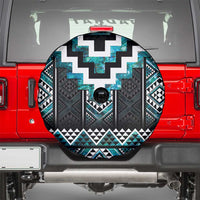 Paua Shell Taniko Pattern Aotearoa Spare Tire Cover Niho Taniwha Mix Poutama LT14 - Polynesian Pride