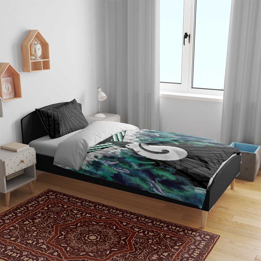 Aotearoa Korowai Motif Bedding Set Hei Matau Poutama Maori Pattern
