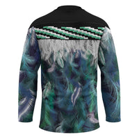 Aotearoa Korowai Motif Hockey Jersey Hei Matau Poutama Maori Pattern - Polynesian Pride