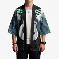 Aotearoa Korowai Motif Kimono Hei Matau Poutama Maori Pattern LT14 - Polynesian Pride
