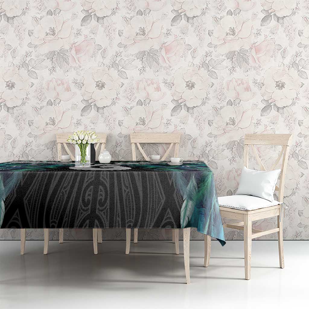 Aotearoa Korowai Motif Tablecloth Hei Matau Poutama Maori Pattern