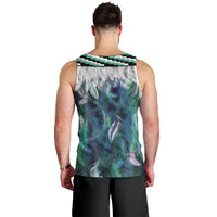 Aotearoa Korowai Motif Men Tank Top Hei Manaia Poutama Maori Pattern LT14 - Polynesian Pride