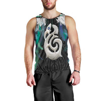 Aotearoa Korowai Motif Men Tank Top Hei Manaia Poutama Maori Pattern LT14 - Polynesian Pride