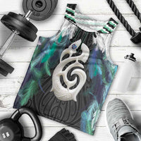 Aotearoa Korowai Motif Men Tank Top Hei Manaia Poutama Maori Pattern LT14 - Polynesian Pride