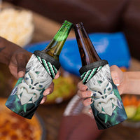 Aotearoa Korowai Motif 4 in 1 Can Cooler Tumbler Maori Wheku Poutama LT14 - Polynesian Pride