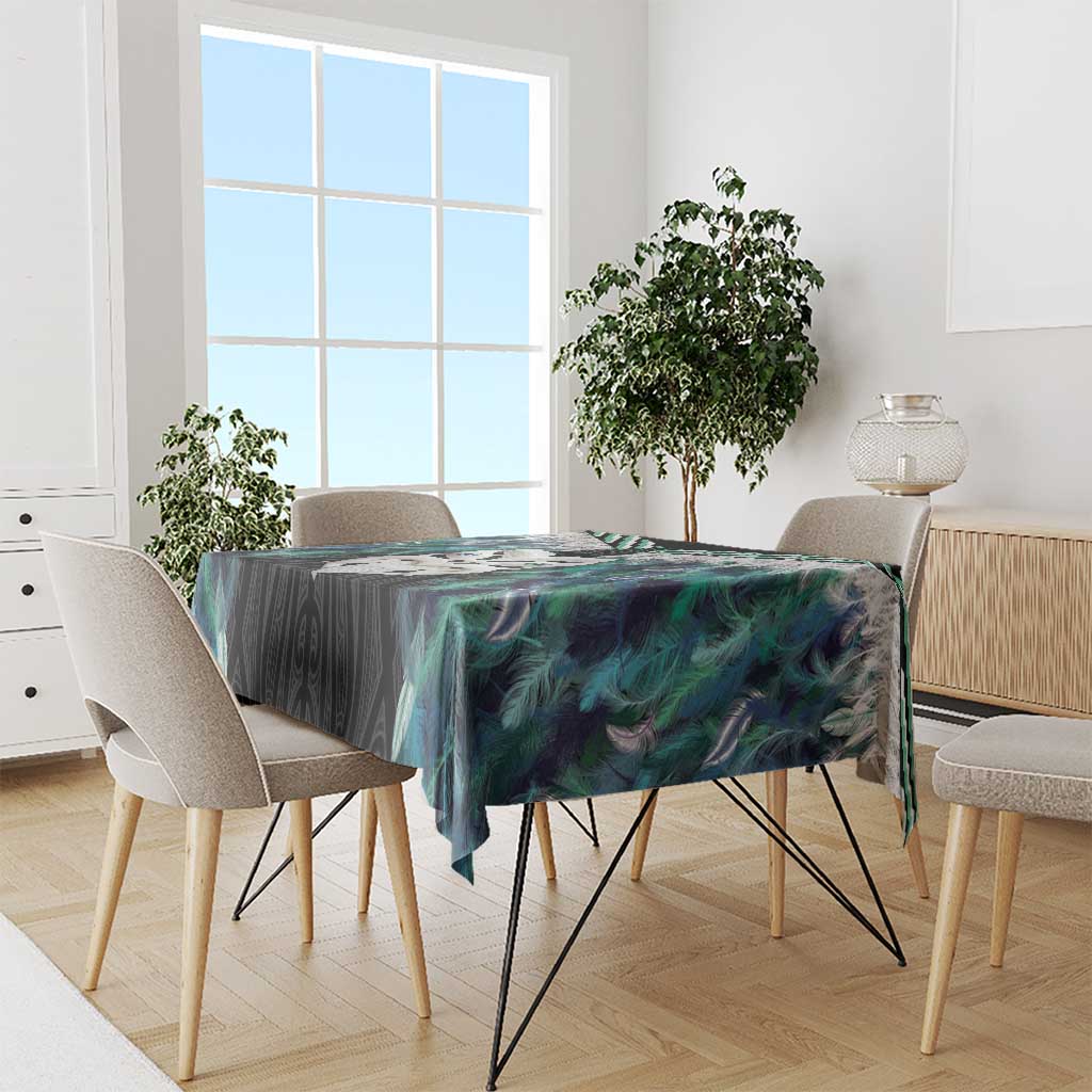 Aotearoa Korowai Motif Tablecloth Maori Wheku Poutama