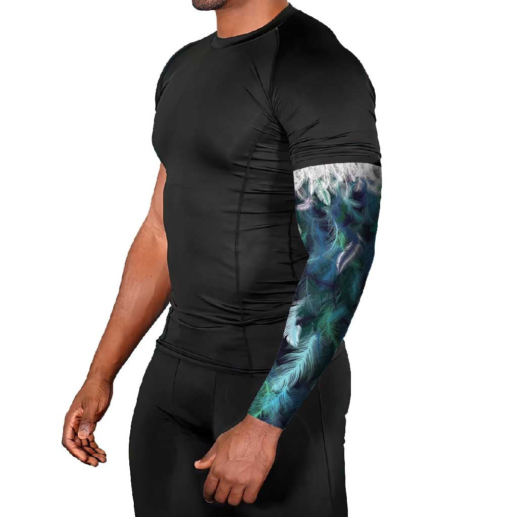 Aotearoa Korowai Motif Arm Sleeves Maori Tane Poutama - Polynesian Pride