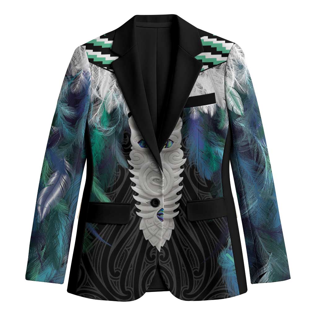 Aotearoa Korowai Motif Blazer Maori Tane Poutama - Polynesian Pride