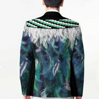 Aotearoa Korowai Motif Blazer Maori Tane Poutama - Polynesian Pride